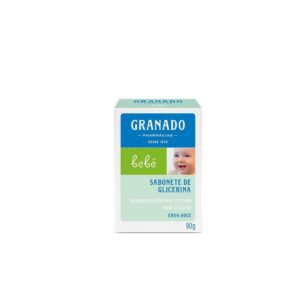 Sabonete Barra Granado Bebe Infantil Glicerina Erva Doce 12 x 90 g