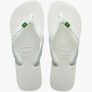 Havaiana Sandalia Unissex Brasil Branco 33/34