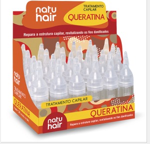 Natuhair Ampola Queratina 24 x 10ml