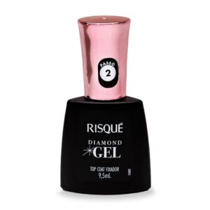 Risque Esmalte Diamond Gel Top Coat Fixador 6 x 9.5ml