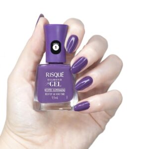 Risque Esmalte Diamond Gel Noites Iluminadas Rooftop em NY 6 x 9.5ml
