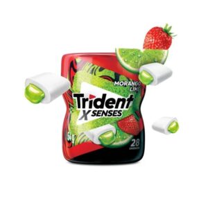 Trident Morango/limao 6 x 28 unid