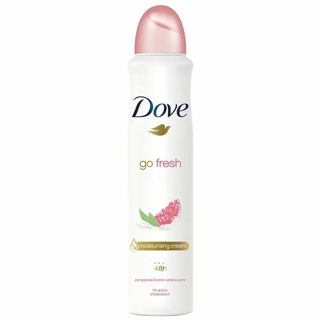 Dove Spray Go Fresh Pomegranat 6 x 150ml L7900