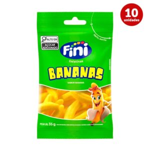 Fini Bala Gelatinosa Banana 10 x 35g