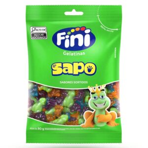 Fini Bala Gelatinosa Sapo 12 x 80g
