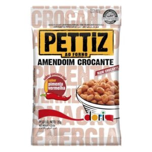PROMO- Dori Amendoin Crocante Pimenta Vermelha Pettiz 36 x 120g