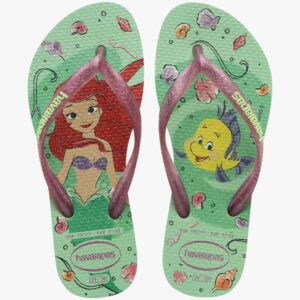 Havaiana Sandalia Infantil Slim Princess Verde 31/32