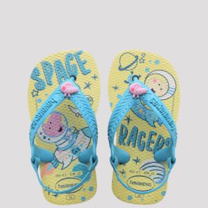 Havaiana Sandalia Kid New Baby Peppa Pig Bege Palha 19