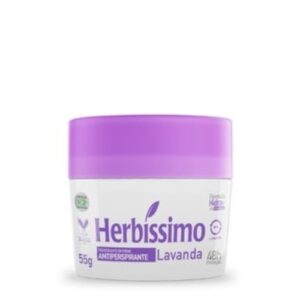Herbissimo Desodorante Bioprotec  Lavanda  em Creme Pote 12und x 55g