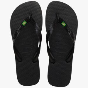 Havaiana Sandalia Unissex Brasil Preta 45/46