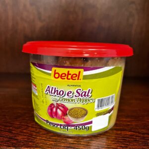 Betel Caseiro Alho e Sal com Lemon Pepper 12 x 450g