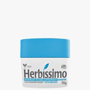 Herbissimo Desodorante Bioprotec  Sensitive em Creme Pote 12und x 55g