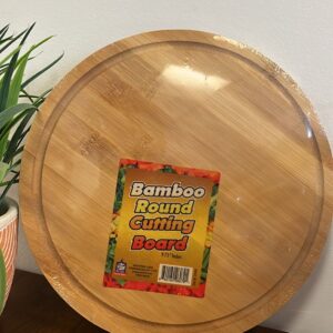 Simply Kitchenware Bamboo Tabua de Carne Redonda 9.75 Inches - 6 Unid 26079
