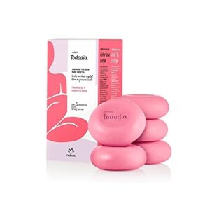 Natura Todo Dia Sabonete em Barra Framboesa e Pimenta Rosa 5 x 90g 2831