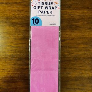 Papel de Seda Presente Pink  30 x 20 In- 12 x 10 Unid - 22636