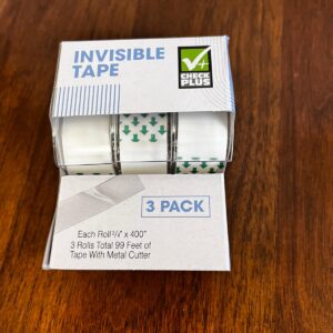 Invisible Tape 6 x 3 Unid - 25019