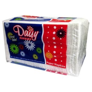 Daisy White Napkins  6 x 150 Napkins - 21150