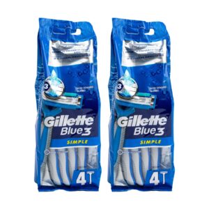 Gillette Blue 3  Simple 6 x 4 Unid - 73302