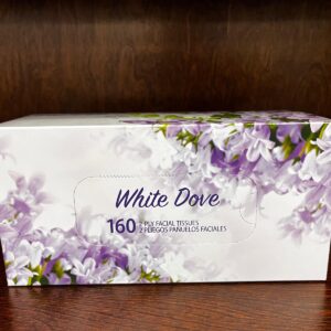 White Dove facial Tissues 6 x 160 Tissues - 20030