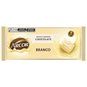 Arcor Chocolate Tablete Branco 12 x 80g 8615