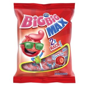 Arcor Pirulito Big Max Morango 6 x 600g 9607